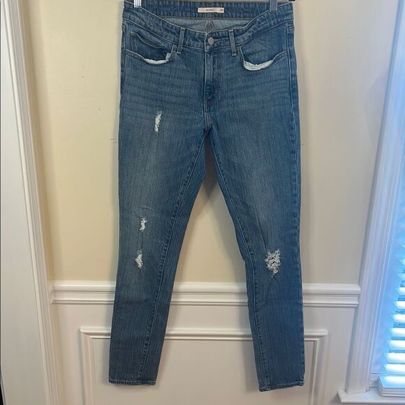 Levi’s 711 Distressed Skinny Jeans - Picture 1 of 7